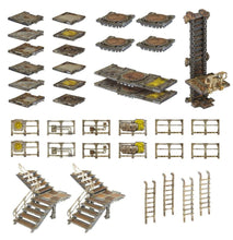 Load image into Gallery viewer, Necromunda Zone Mortalis Platforms And Stairs