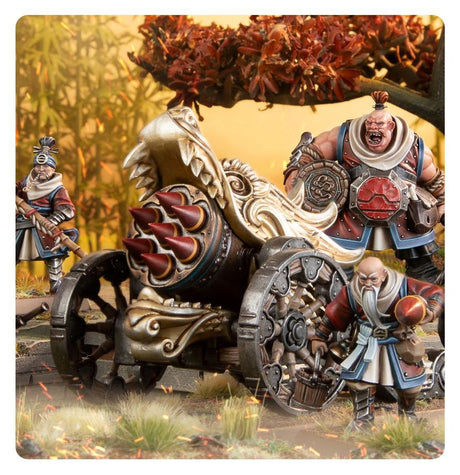 Warhammer The Old World Grand Cathay Grand Cannon & Fire Rain Rocket Battery