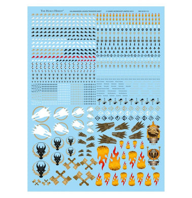 Horus Heresy Salamanders Legion Transfer Sheet