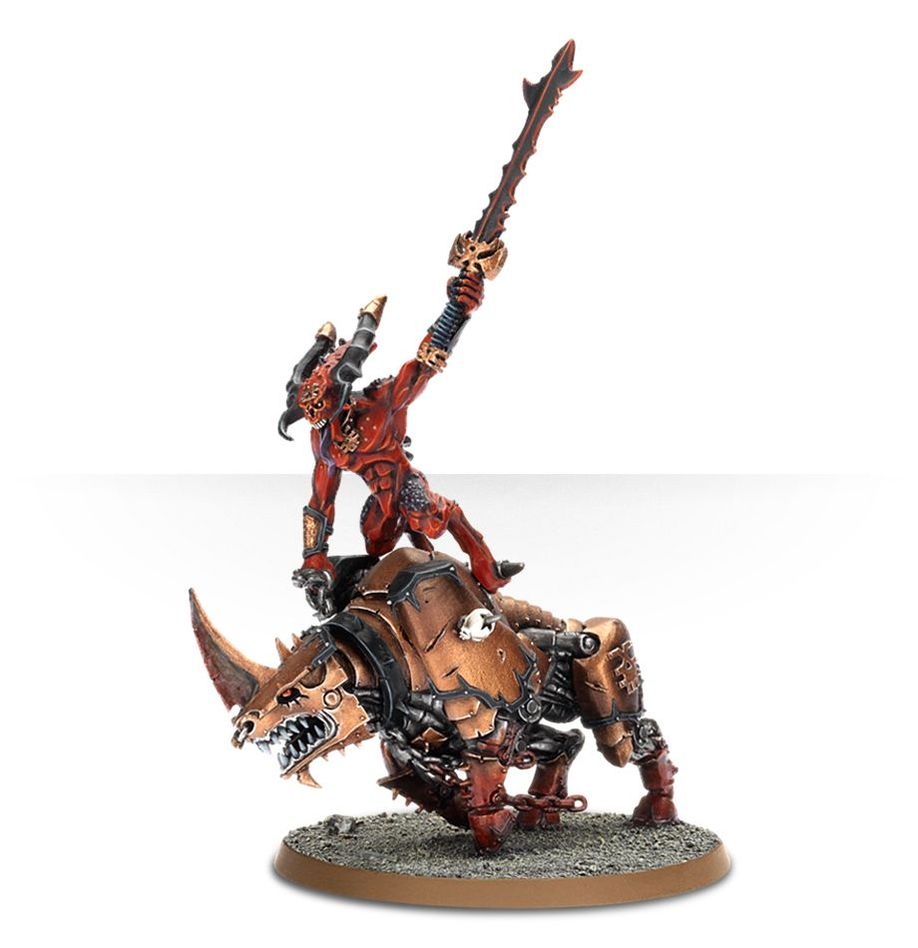 Blades of Khorne Skullmaster Herald Of Khorne On Juggernaut