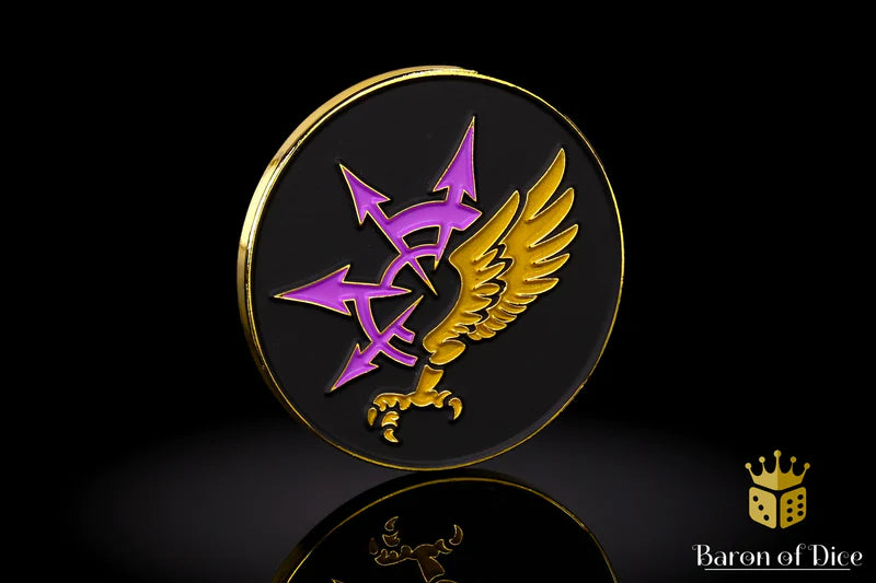 Baron Of Dice 40mm Objective Coin Children of Chaos