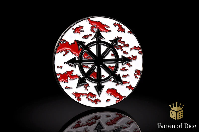 Baron Of Dice 40mm Objective Coin Blood Sacrifice