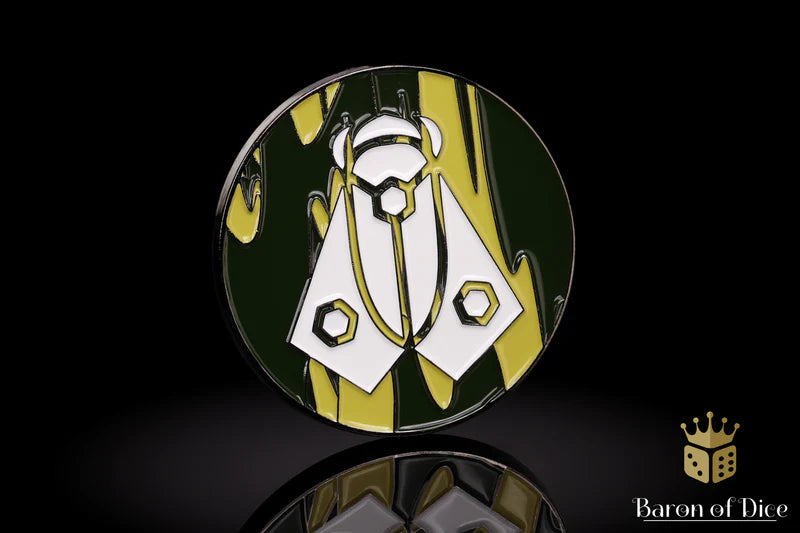 Baron Of Dice 40mm Objective Coin Rot Fly