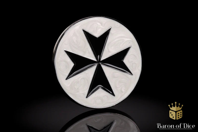 Baron Of Dice 40mm Objective Coin Knights Templar