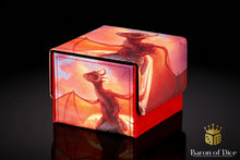 Load image into Gallery viewer, Baron of Dice Red Dragon 100+ XL Deck Box