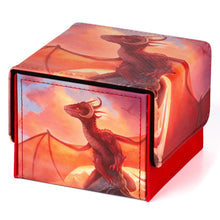 Load image into Gallery viewer, Baron of Dice Red Dragon 100+ XL Deck Box