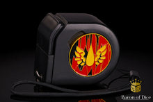 Load image into Gallery viewer, Baron Of Dice Wargaming Tape Measure Coin Compatible Blood Curse
