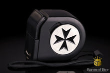 Load image into Gallery viewer, Baron Of Dice Wargaming Tape Measure Coin Compatible Templar Cross