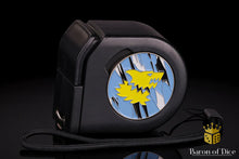 Load image into Gallery viewer, Baron Of Dice Wargaming Tape Measure Coin Compatible Snow Wolf