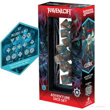 Load image into Gallery viewer, Dungeons &amp; Dragons Adventure Dice by Sirius Dice: Cleric (Light Blue, Red)