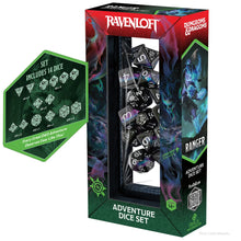 Load image into Gallery viewer, Dungeons &amp; Dragons Adventure Dice by Sirius Dice: Ranger (Black, Blue)