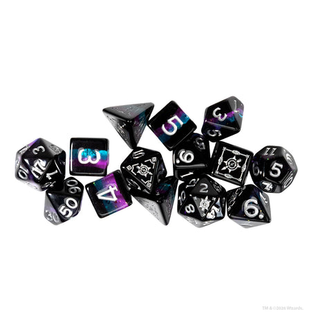 Dungeons & Dragons Adventure Dice by Sirius Dice: Ranger (Black, Blue)
