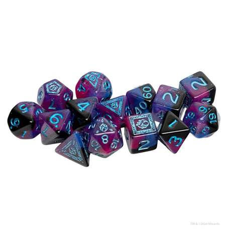 Dungeons & Dragons Adventure Dice by Sirius Dice: Sorcerer (Purple)