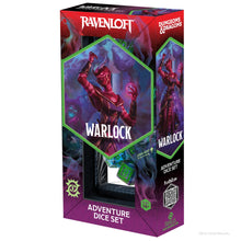 Load image into Gallery viewer, Dungeons &amp; Dragons Adventure Dice by Sirius Dice: Warlock (Purple, Green)