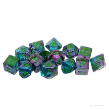 Load image into Gallery viewer, Dungeons &amp; Dragons Adventure Dice by Sirius Dice: Warlock (Purple, Green)