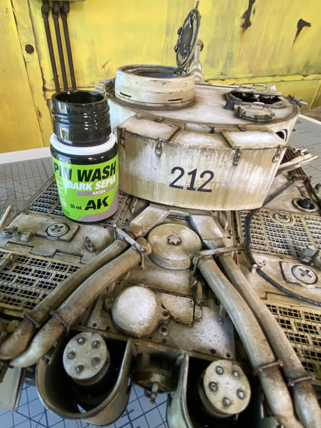 AK Interactive Dark Sepia Pin Wash