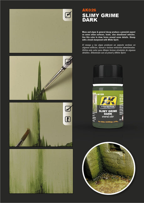 AK Interactive Slimy Grime Dark 35ml