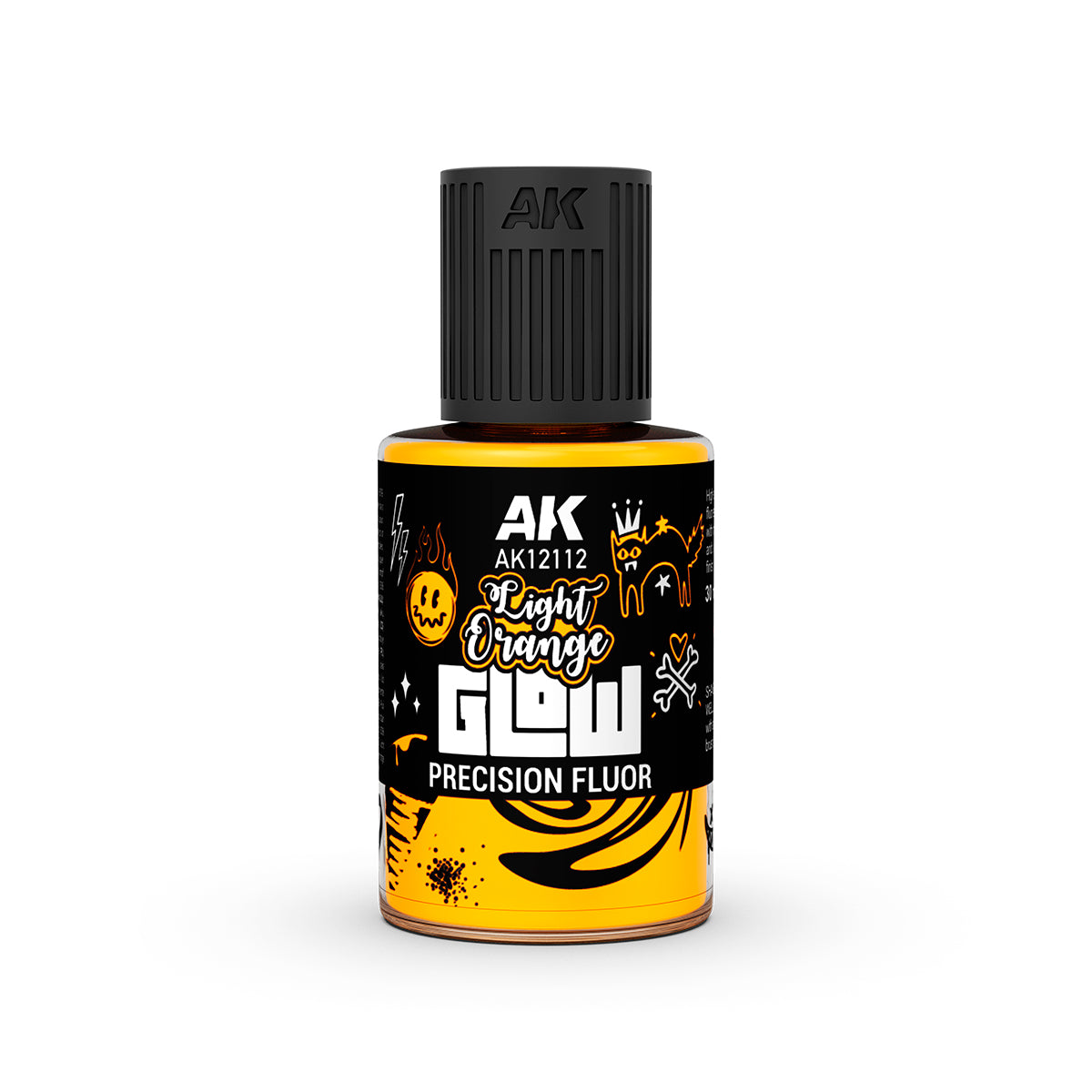 AK Interactive Light Orange Glow Precision Base