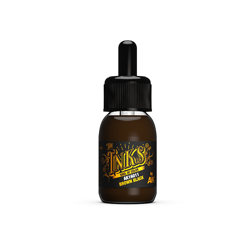 AK Interactive Inks - Brown Black 30ml