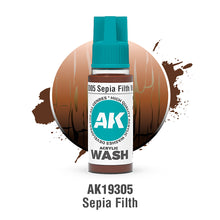 Load image into Gallery viewer, AK Interactive Acrylic Wash - Sepia Filth