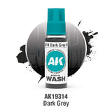 AK Interactive Acrylic Wash - Dark Grey