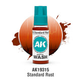 AK Interactive Acrylic Wash - Standard Rust