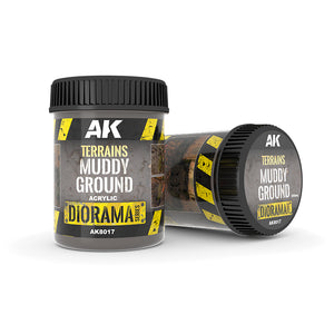 AK Interactive Terrains Muddy Ground 250ml