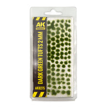 Load image into Gallery viewer, AK Interactive Dark Green Tufts 2mm