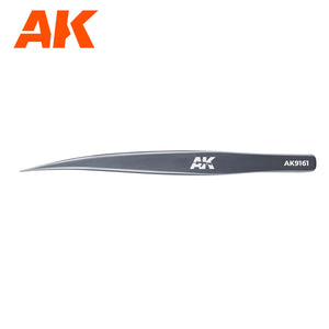 AK Interactive HG Angled Tweezers 01 (Thin Tipped)