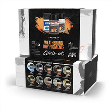 Load image into Gallery viewer, AK Interactive Weathering Dry Pigments Effects Set