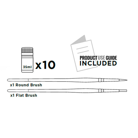AK Interactive Weathering Dry Pigments Effects Set