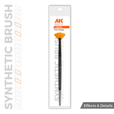 AK Interactive Synthetic Brush Fan Shape