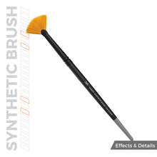 Load image into Gallery viewer, AK Interactive Synthetic Brush Fan Shape