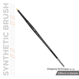 AK Interactive Chipping Technique (Round) Brush