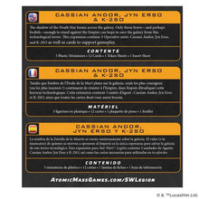 Load image into Gallery viewer, Star Wars: Legion - Cassian Andor, Jyn Erso &amp; K-2SO