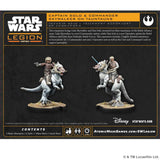 Star Wars Legion: Captain Solo & Commander Skywalker on Tauntuns