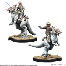 Load image into Gallery viewer, Star Wars Legion: Captain Solo &amp; Commander Skywalker on Tauntuns