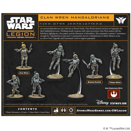 Star Wars Legion Clan Wren Mandalorians