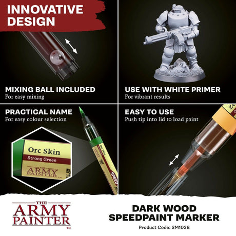 The Army Painter Speedpaint Marker Dark Wood