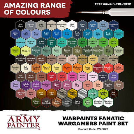 The Army Painter Warpaints Fanatic Wargamers Paint Set