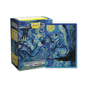 Dragon Shield Standard Size Brushed Art Sleeves - Starry Night (100)