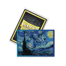 Load image into Gallery viewer, Dragon Shield Standard Size Brushed Art Sleeves - Starry Night (100)