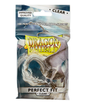 Load image into Gallery viewer, Dragon Shield Perfect Fit Inner Card Sleeves - Clear (100)