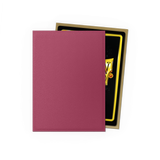 Dragon Shield Dual Matte Sleeves Standard Size 'Alar' - Pomegranate & Gold (100)