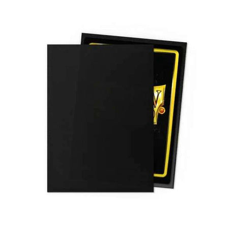 Dragon Shield Matte NonGlareSleeves Standard Size - Black V2 (100)