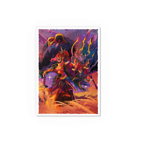 Dragon Shield Art Sleeves Matte Standard Size (100) - The Fallen