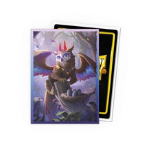 Load image into Gallery viewer, Dragon Shield Spirit Animals - The Dragowlis Brushed ART Sleeves - Standard (100)
