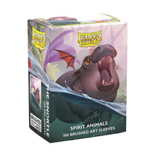 Load image into Gallery viewer, Dragon Shield Spirit Animals 100 Brushed Art Sleeves - The Snortle