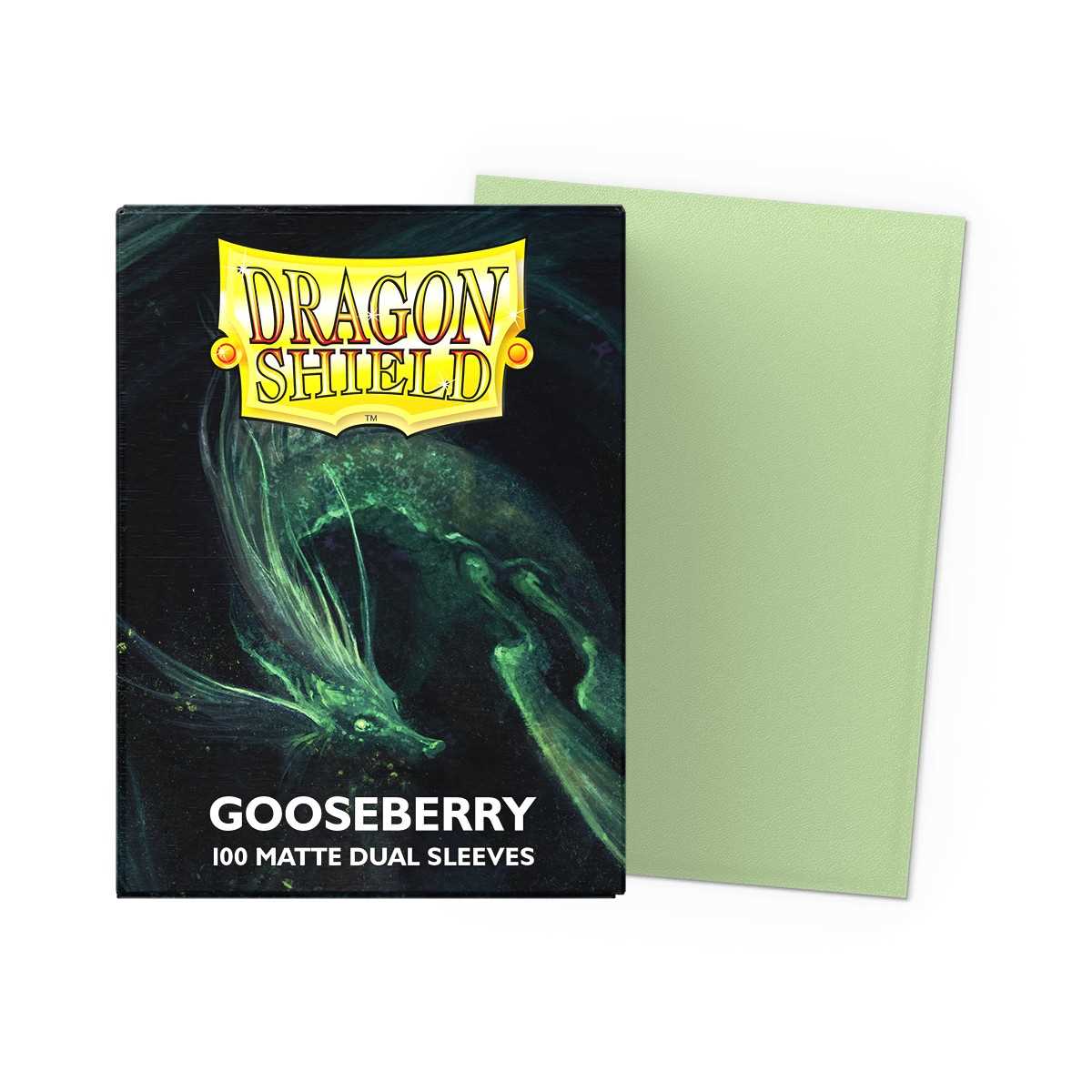Dragon Shield Matte Dual Sleeves Standard Size - Gooseberry (100)