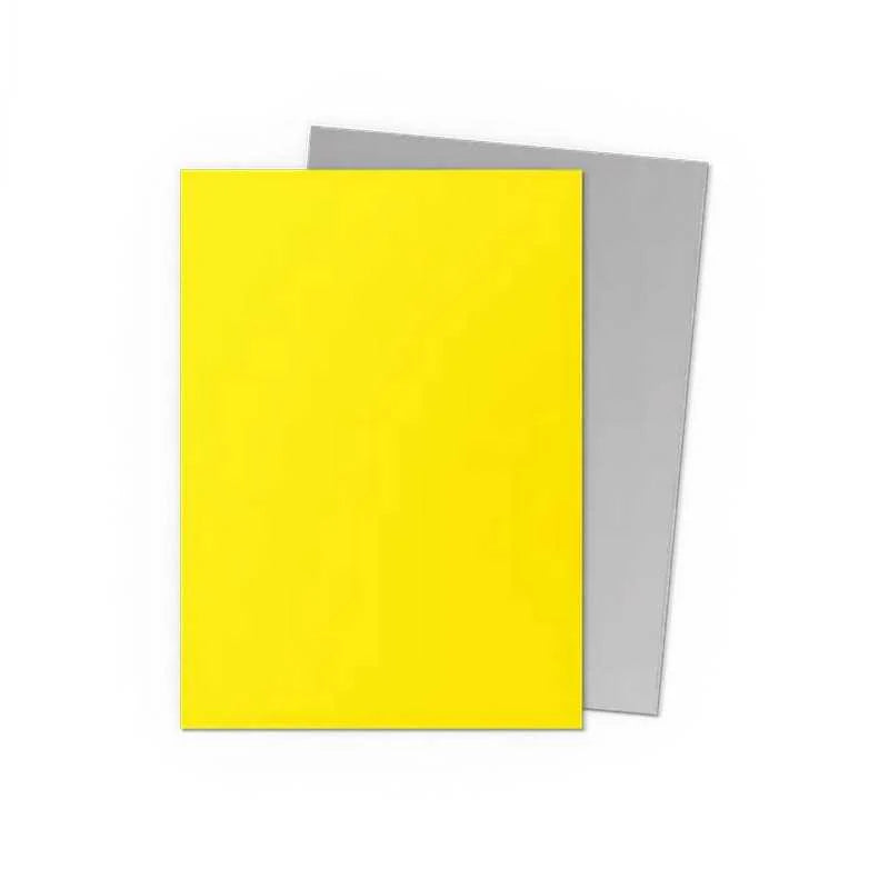 Dragon Shield Matte Dual Sleeves Standard Size - Yellow & Silver (100)